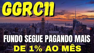 #GGRC11: FUNDO VAI PAGAR MAIS DE 1% DE RENTABILIDADE NO PREÇO ATUAL