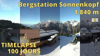 Sonnenkopf / Klostertal ⏩ Timelapse 100 days