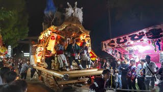 令和6年   東大阪市   若江鏡神社 秋祭り  本宮  東部だんじり宮入り