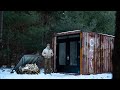 Off Grid Winter Cabin Overnighter