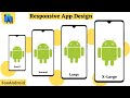 Responsive App Design in Android Studio 2021|| Android Studio Tutorial || Foxandroid