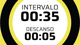 TIMER | 35 second #intervals with 5 seconds break | No music