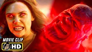 AVENGERS: ENDGAME (2019) Scarlet Witch Vs. Thanos Fight Scene [HD]