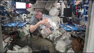 Preparing to leave the International Space Station (ISS)