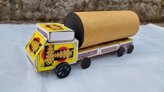 How To make matchbox water tank truck 🚚 DIY Toy truck science project
