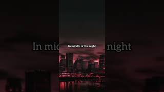 Middle of the night song lyrics|Elley Duhe|#English songs shorts