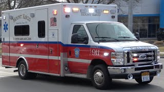 Westchester EMS 45-Medic-1 \u0026 Mount Kisco VAC Ambulance 70B2 Responding