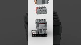 LEGO Cyborg 🤖 Satisfying Building Animation #shorts #robot