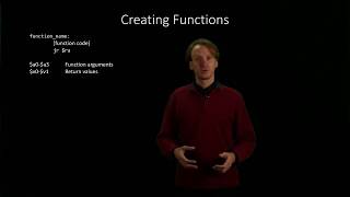 8. Creating Functions