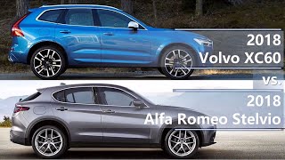 2018 Volvo XC60 vs 2018 Alfa Romeo Stelvio (technical comparison)