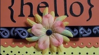 Summer Hello Greeting Card