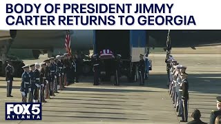 President Jimmy Carter arrives back in Georgia | FOX 5 News