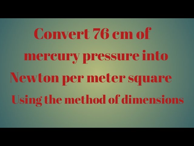 How To Convert Pascal To Newton Square Meter 44 Off