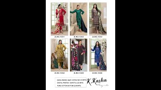 KEVAL FAB | K.KASHA VOL 1 | HEAVY KARACHI COTTON | SALWAR SUIT | BEST RATE WHOLESALE DEALER | SURAT