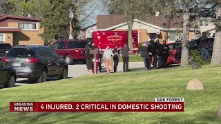 4 injured in shooting in Oak Forest