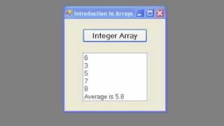 Visual Basic 2008 for Beginners: Tutorial 13 - Arrays