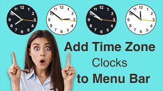 How to Add Multiple Time Zone Clocks to the Mac Menu Bar - macOS Ventura
