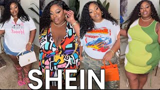 SHEIN Plus Size Try On Haul Jean’s Dresses Shoes & Much More Shein Vacation//Summer Haul 3x-4x