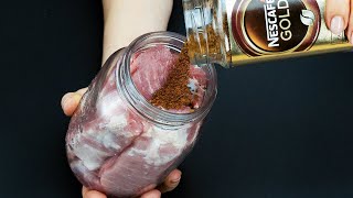 ¡Un secreto y la carne se derretirá en tu boca! Solo agrega un ingrediente