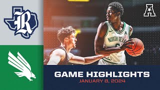 Game Highlights: Rice vs. North Texas (Jan. 8, 2025)