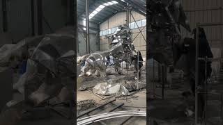Where to commission fabricated metal sculpture? Price of custom contemporary sculpture cost?