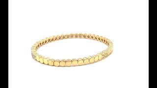 18ct Yellow Gold Brilliant Cut Diamond Bangle 1.82ct - 05460080 | Johnsons Jewellers