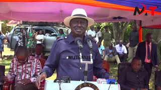 Raila Odinga in Migori : I will not Betray the Will of the People!!!