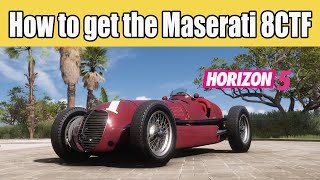 How to get the Maserati 8CTF in Forza Horizon 5 Early