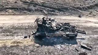 ハルキウ カールグスタフで破壊された 🇷🇺ロシア連邦軍 最新型の戦車 T-90M プラルィヴ