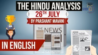 English 26 July 2018 - The Hindu Editorial News Paper Analysis - [UPSC/SSC/IBPS] Current affairs