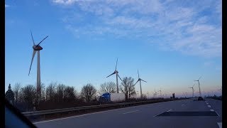 Wind farm Osterfeld on the Highway A9, Windturbine Enercon E-126