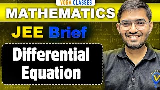 Differential Equation One Shot MATHS Class 12 JEE Main and Advanced | JEE Brief