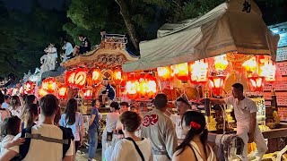 【深夜12時】令和6年 境内での地車囃子 平野郷杭全神社夏祭り だんじり祭