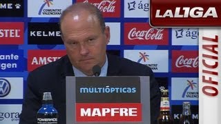 Rueda de Prensa de Pepe Mel tras el UD Levante (1-1) Real Betis - HD