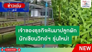 เจ้าของธุรกิจหันมาปลูกผักปลอดสารพิษ สร้างรายได้งาม | เกษตรเช้านี้ 28 ส.ค.67