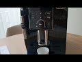 delonghi first start a coffee machine unboxing ecam23.120.b