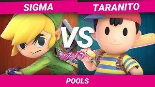 【スマブラSP】ウメブラSP4 Pools / Sigma(Toon Link) vs Taranito(Ness) / Umebura SP4 - Smash Ultimate