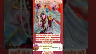 श्री जुगल किशोर जी महाराज आज सुबह के दर्शन 🙏🙏🙏 #shortvideo  Jay Shree Radhe Radhe Radhe