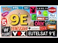 Eutelsat 9B 🛰 | Eurobird 9A 🛰 | Eutelsat 9E | Dish setting 9e 📡| Dish Fitter 🛠