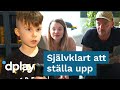 Familjen Lundell | Jocke & Jonna hjälper Ellas hjältar att överraska Viggo | discovery+ Sverige