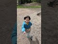 ３歳児の全速力。 50m走 公園