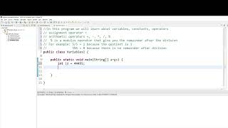 Java Variable Declaration Java Variable Assignment How to Display Java Variable Java Primitive Types