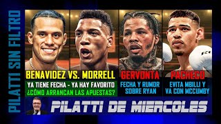 Benavidez vs. Morrell, fecha y apuestas, Gervonta coquetea con Ryan y Pacheco evita a Mbilli