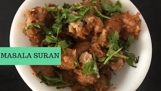 Masala Suran | सुरन की सब्जी | Elephant Foot Yam Recipe | Weight Loss Recipes | Vrat ka khana