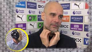 Mr Mime Reaction Pep Guardiola Post Match Interview Manchester City 5 vs 1 Wolve