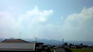 ウェザーリポート(動画)ゲリラ雷雨防衛隊0806(12:56)@山形県山形市