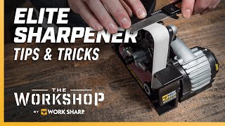 Work Sharp Elite Knife Sharpener - 3 tips plus Sharpening Demonstration