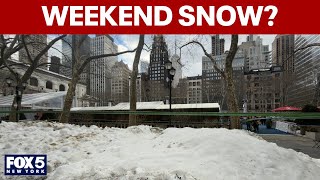 NYC weather update: Detailing latest weekend weather models for possible snow