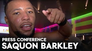 Postgame Press Conference: Saquon Barkley and More | Kansas City Chiefs vs Philadelphia Eagles