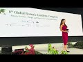 global botanic garden congress 2024 with emcee juliana yeow